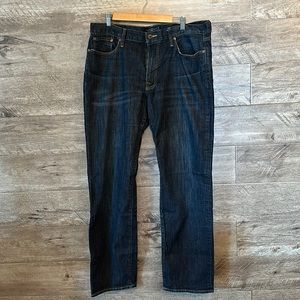 Lucky Brand 363 Vintage Straight Coolmax Stretch Jean 36X34  Darker Wash
